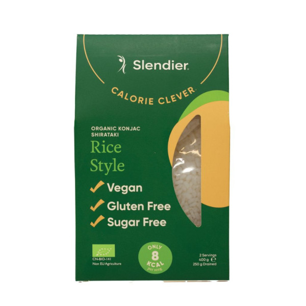 Pasta Konjac Arroz 400g Bio Slendier