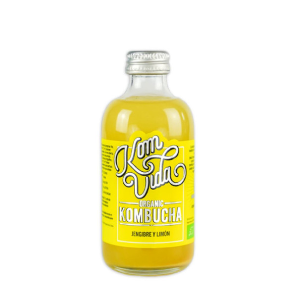 Kombucha Jengibre y Limón 250ml Bio Komvida