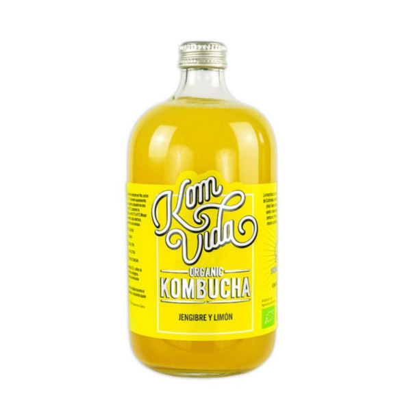 Kombucha Jengibre y Limón 750ml Bio Komvida