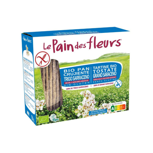 Pan Flores Sarraceno Sin Sal 150g Bio Le Pain des Fleurs