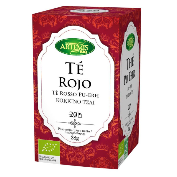 Té Rojo Pu Erh Bio Artemis