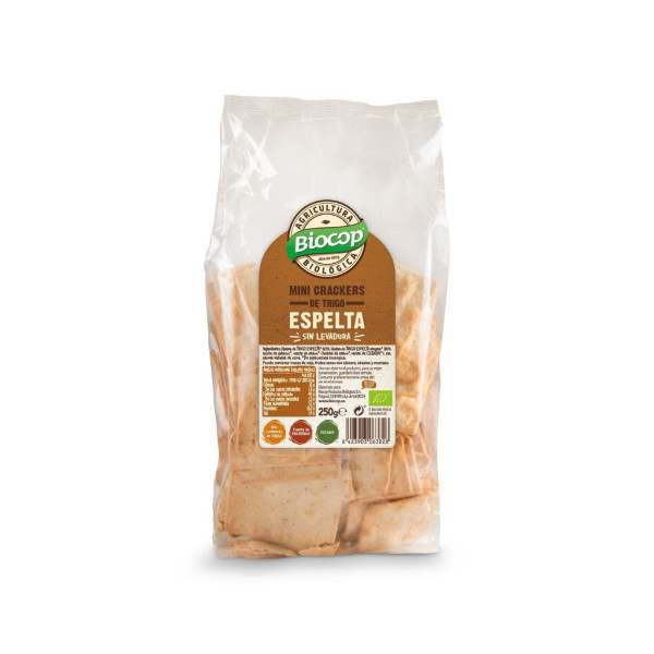 Mini Crackers Espelta 250g Bio Biocop