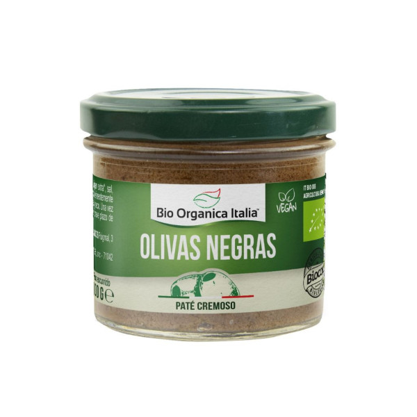 Paté Olivas Negras 100g Bio Organica Italia