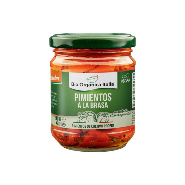 Pimientos a la Brasa Demeter 190g Bio Organica Italia
