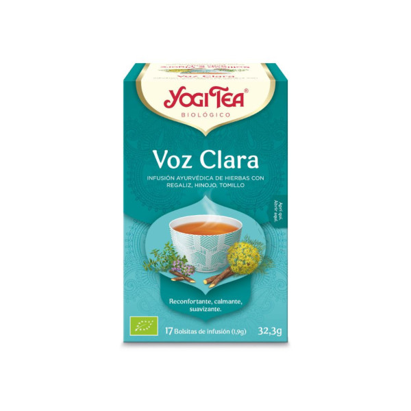 Yogi Tea Voz Clara  Bio 17 Bols.