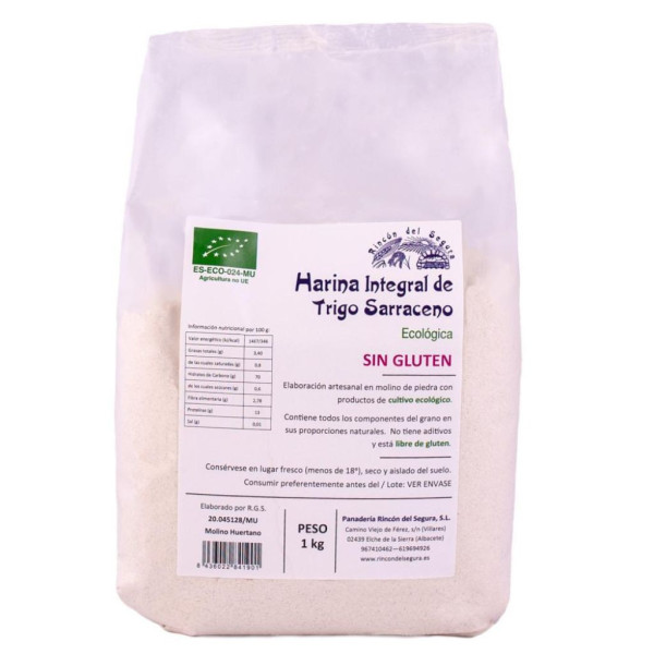 Harina Trigo Sarraceno sin Gluten 1Kg Bio Rincón del Segura