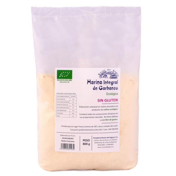 Harina Garbanzo sin Gluten 800g Bio Rincón del Segura