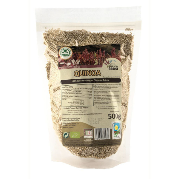 Quinoa Real sin Gluten 500g Bio El Oro de los Andes