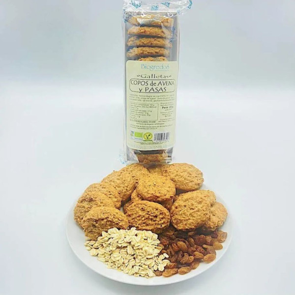 Galletas de Avena y Pasas 250g Bio Biogredos