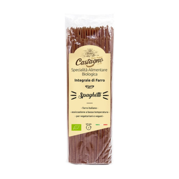 Spaghetti de Espelta Integral 500g Bio Castagno