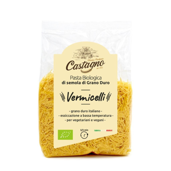 Fideo Fino de Trigo 500g Bio Castagno