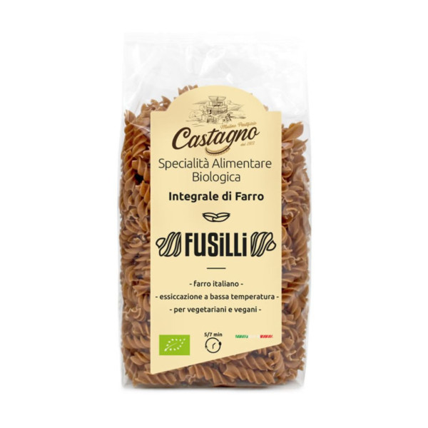 Espirales de Espelta Integral 500g Bio Castagno