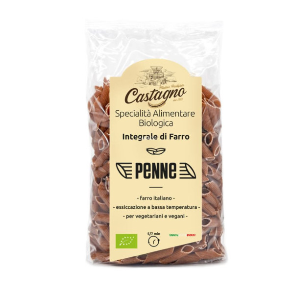 Macarrones de Espelta Integral 500g Bio Castagno