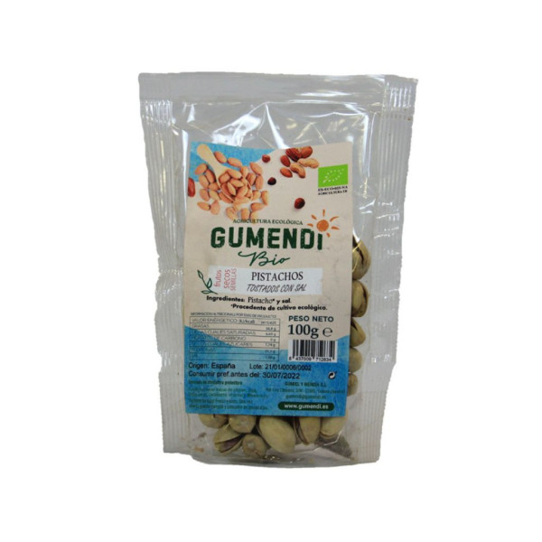 Pistacho Tostado con Sal 100g Bio Gumendi