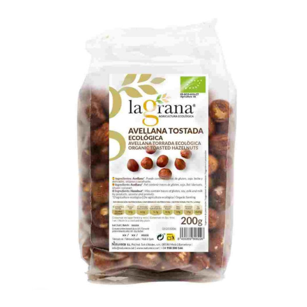Avellana Tostada 200g Bio La Grana