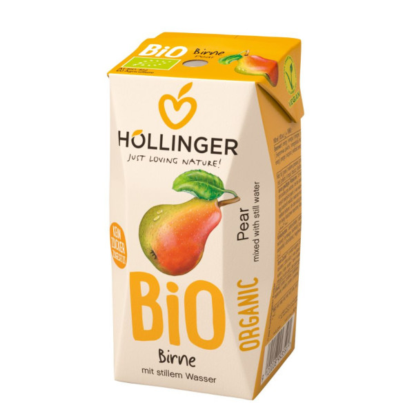Zumo Pera 3x200ml Bio Hollinger