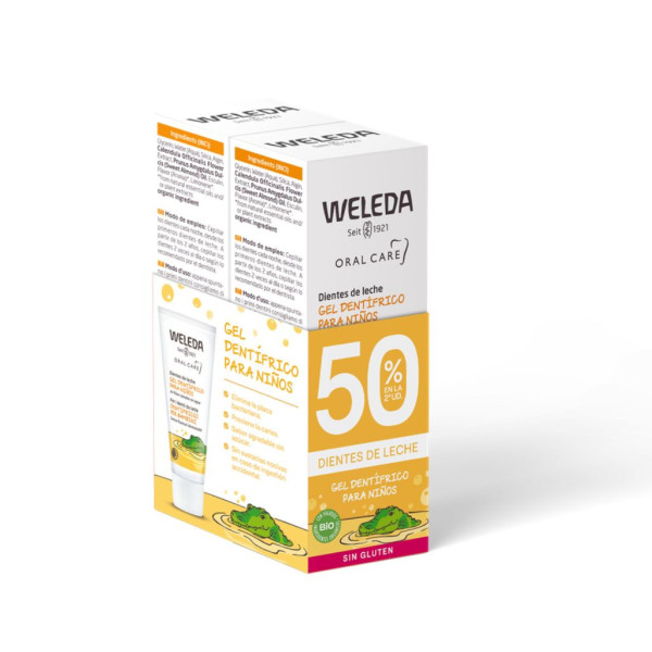 Pack 2 Pasta dentífrica Niños 2ªud 50% Weleda