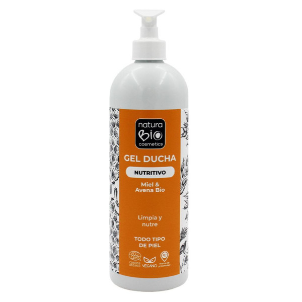 Gel Ducha Nutritivo Miel y Avena 740ml Bio Naturabio