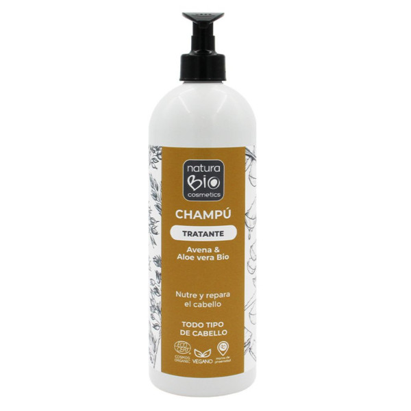 Champú Tratante Aloe Vera y Avena 740ml Bio Naturabio