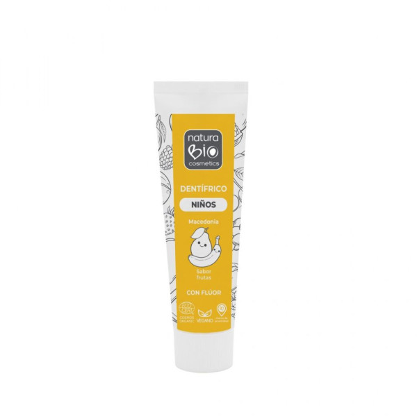 Dentífrico Niños Macedonia con Fluor 75ml Bio Naturabio