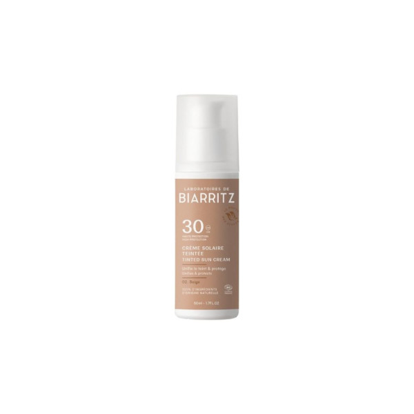 Crema Facial Color Beige SPF30 Bio Biarritz
